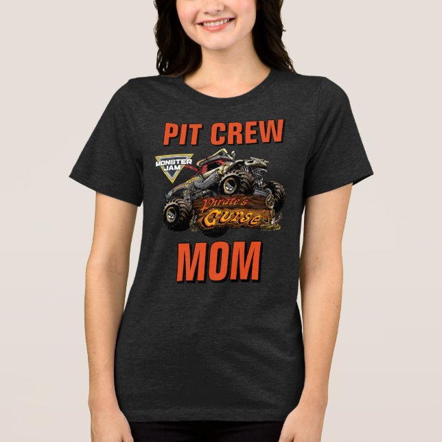 Monster Jam - Pirate's Curse Pit Crew Tri-Blend Shirt (Front)