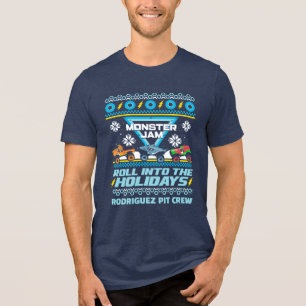 Monster Jam "Roll Into The Holidays" Ugly Sweater