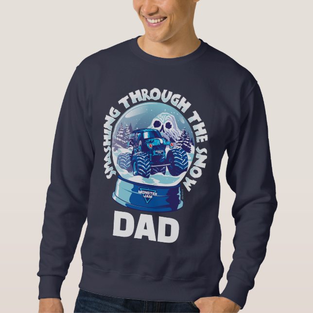 Monster Jam "Smashing Through the Snow" Sweatshirt (Front)