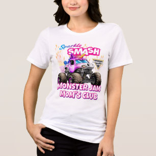 Monster Jam Sparkle Smash - Monster Jam Mum’s Club Tri-Blend Shirt