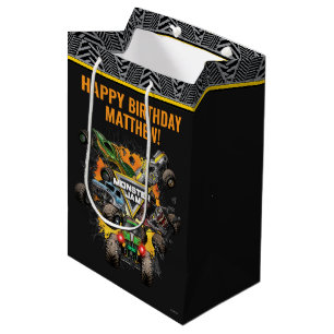 Monster Jam Trucks Birthday Medium Gift Bag