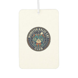 Monster Kaiju Cat Cat Graphic Tee Art - Monster Ka Car Air Freshener