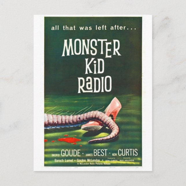 Monster Kid Radio Meets The Killer Shrews Postcard (Front)