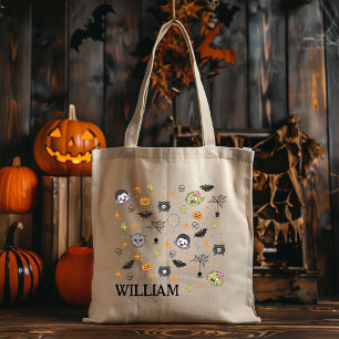Monster Kids Trick-or-Treat Tote Bag