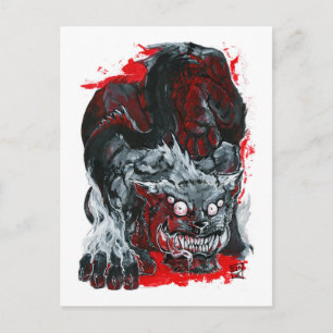 Monster Kitty Postcard
