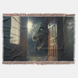 monster lurk throw blanket