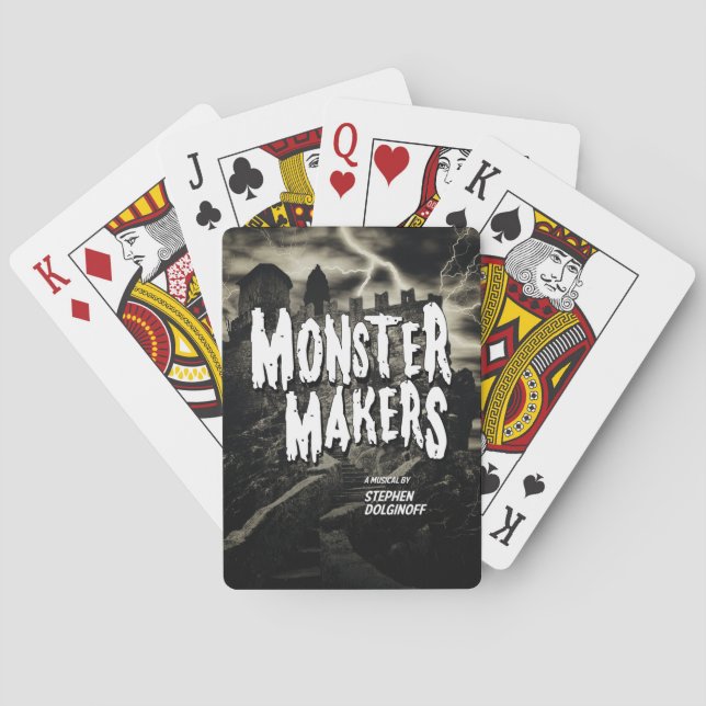 MONSTER MAKERS Playing Cards (Back)