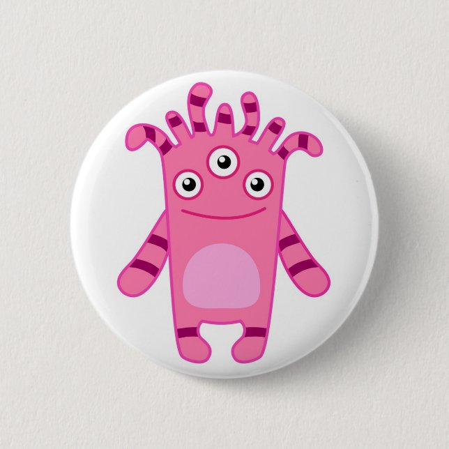 Monster Mania: Meet Sadie! 6 Cm Round Badge (Front)