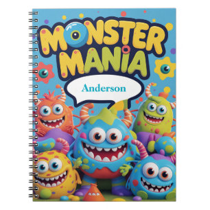 Monster Mania – Personalised Fun & Silly Monster Notebook