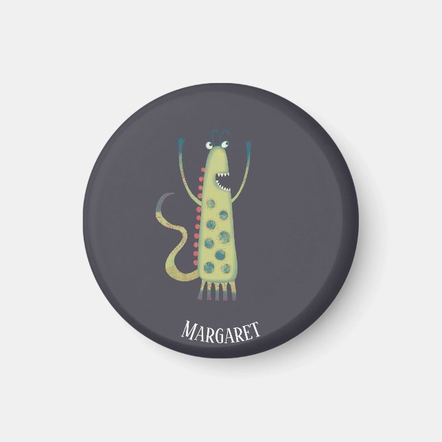 Monster Margaret Custom Name Magnet (Front)
