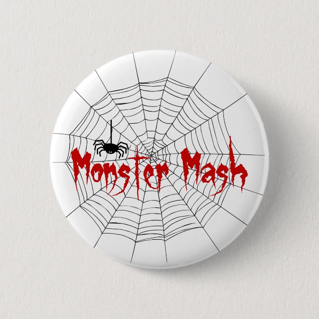 Monster Mash Halloween 6 Cm Round Badge (Front)