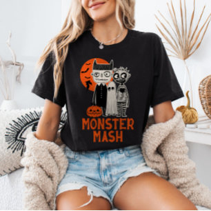 Monster Mash Halloween Creatures Spooky Cute  T-Shirt