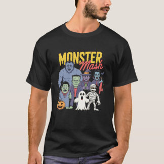 Monster Mash Halloween Fun for Spooky Party Lovers T-Shirt