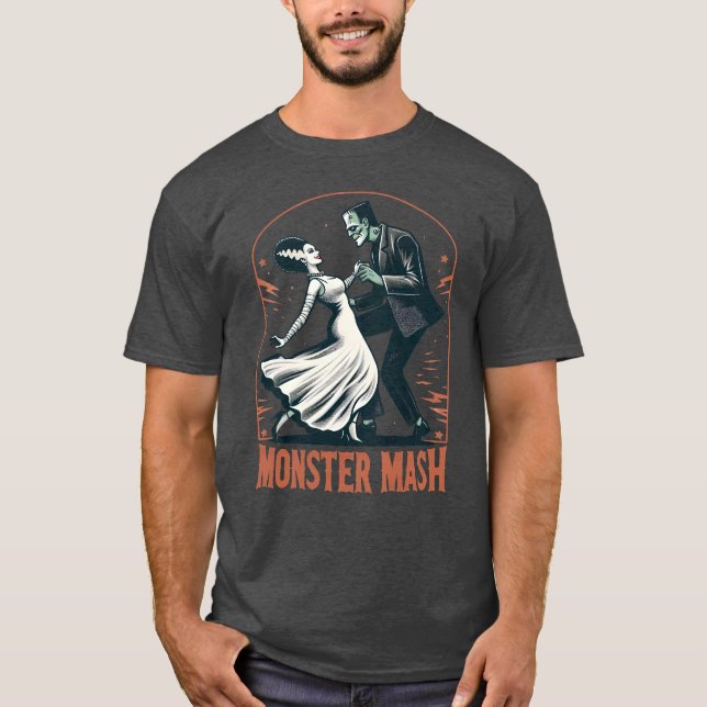 Monster Mash Retro Vintage T-Shirt (Front)