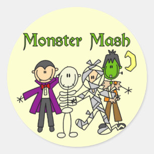 Monster Mash T-shirts and Gifts Classic Round Sticker