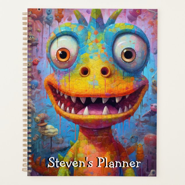 Monster Mayhem...Belly Laugh Bob Planner (Front)