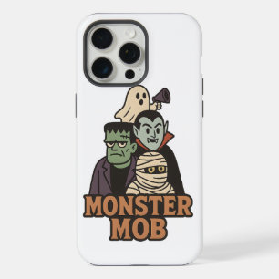 Monster Mob Funny Ghost Vampire Frankenstein Mummy iPhone 15 Pro Max Case