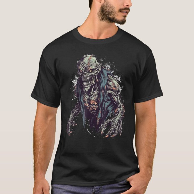 Monster Monster Demon Devil Vampire Guhl Zombie T-Shirt (Front)