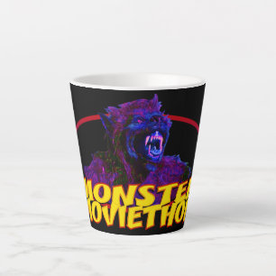 Monster Moviethon Werewolf Frenzy Latte Mug