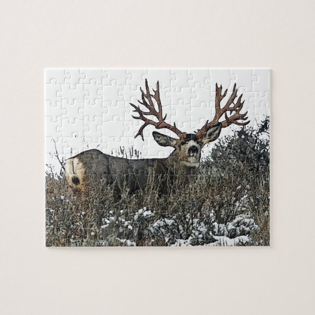 Monster mule deer 2 jigsaw puzzle (Horizontal)