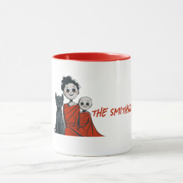 Monster Mum, Kid, and Dog Mug