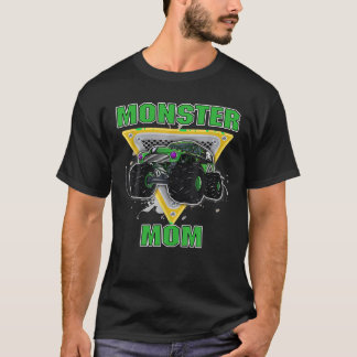 Monster Mum Monster Truck Are My Jam Truck Mum Lov T-Shirt