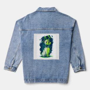 Monster Mutt � Cute Halloween Dog Denim Jacket