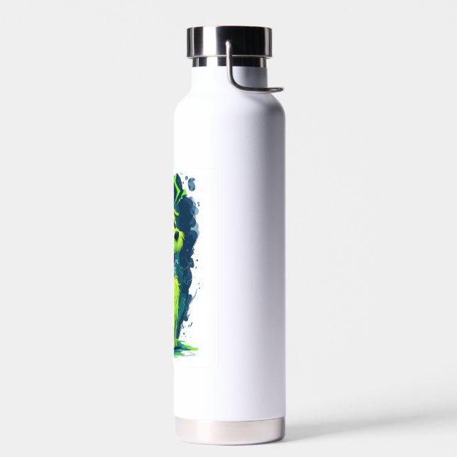 Monster Mutt � Cute Halloween Dog Water Bottle (Left)