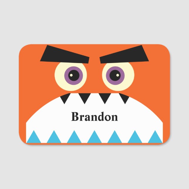Monster Name Tag (Front)