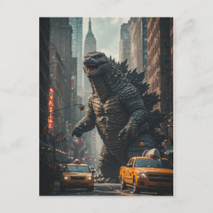  MONSTER NEW YORK CITY POSTCARD