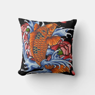 Monster Orange Dragon Fish on  T-Shirt Cushion