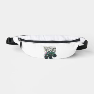 Monster Pappy Monster Truck Vintage Vector Design_ Bum Bags