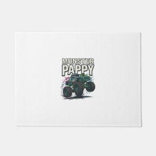 Monster Pappy Monster Truck Vintage Vector Design_ Doormat