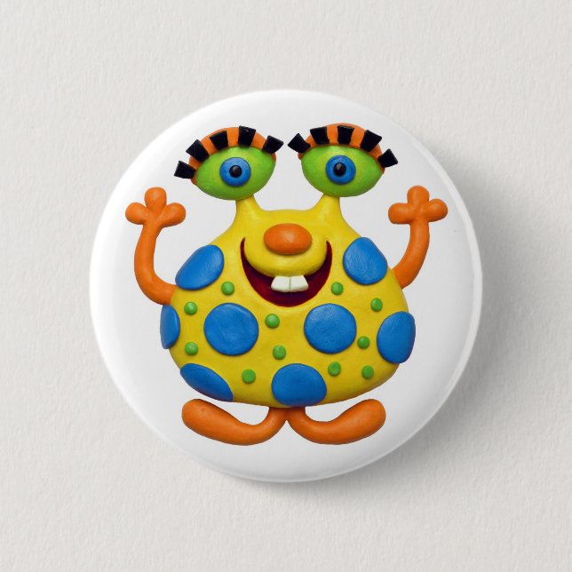 Monster Party 6 Cm Round Badge (Front)