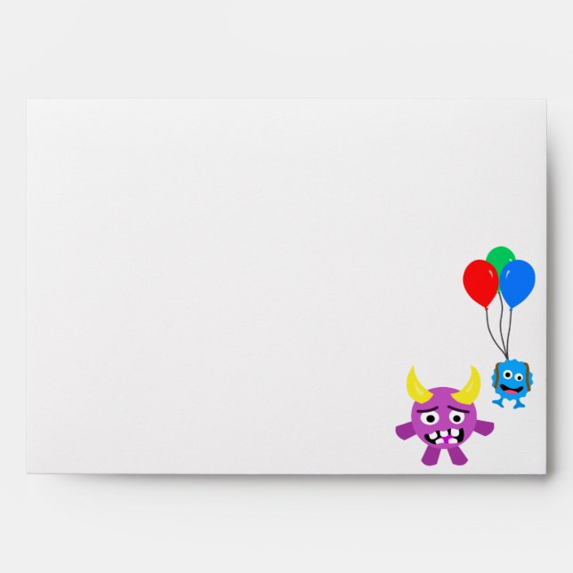 Monster Party Envelopes (Front)
