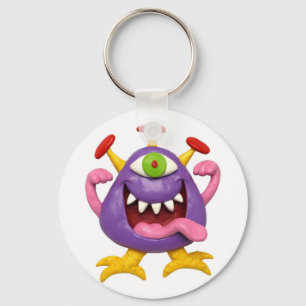 Monster Party Key Ring