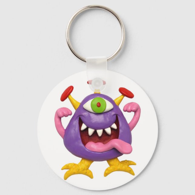 Monster Party Key Ring (Front)