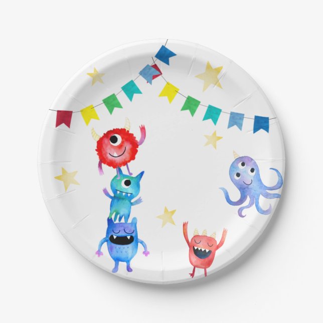 Monster Party Plates (Front)
