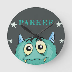 Monster Personalised Round Clock