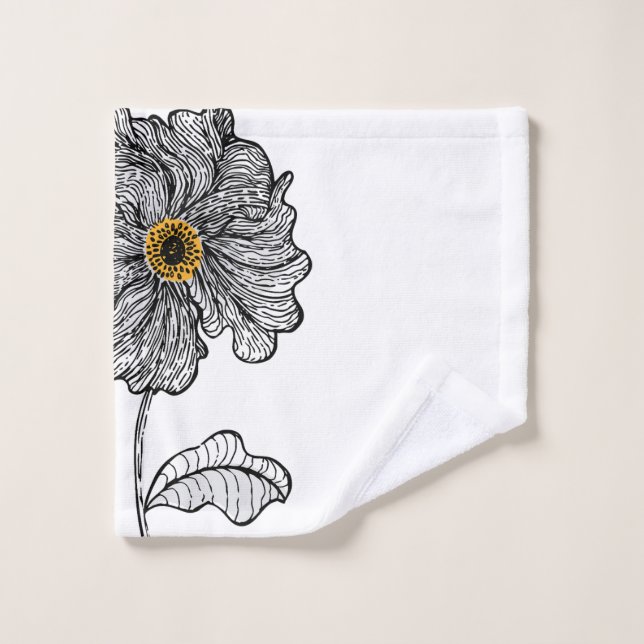 Monster Poppy Towel Set (Wash Cloth)