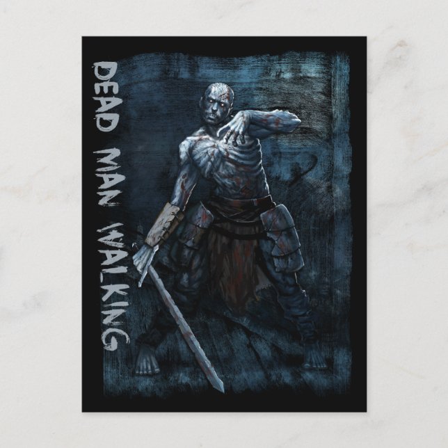 Monster Postcard - Dead Man Walking (Front)