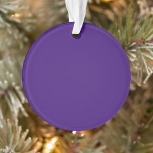 Monster Purple Circle Acrylic Ornament