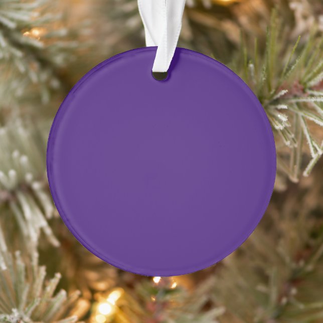 Monster Purple Circle Acrylic Ornament (Tree)