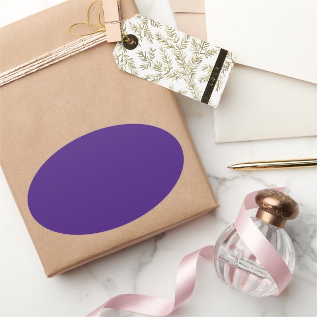 Monster Purple Oval Sticker (Gifting)