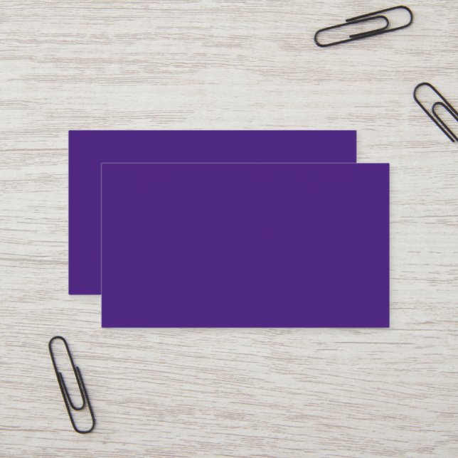 Monster Purple Standard Business Card (Front/Back In Situ)
