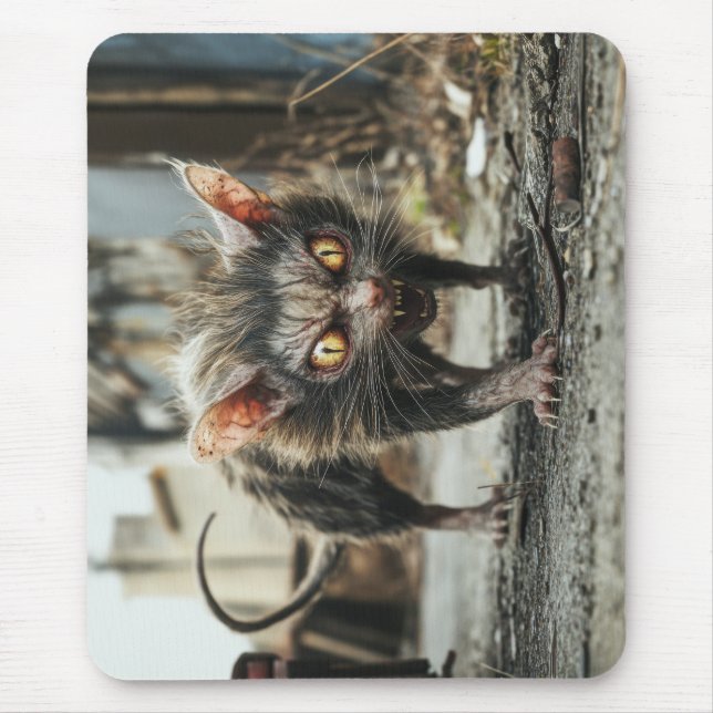 Monster rat  mouse pad (Front)