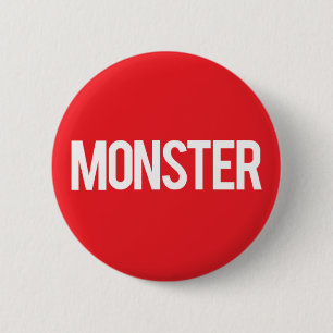 Monster Records 6 Cm Round Badge