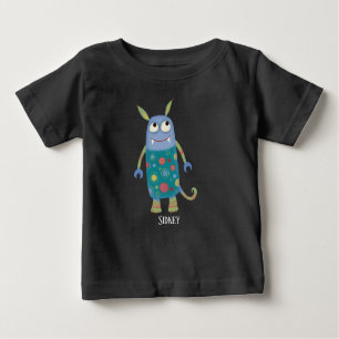 Monster Sidney Custom Name Baby T-Shirt