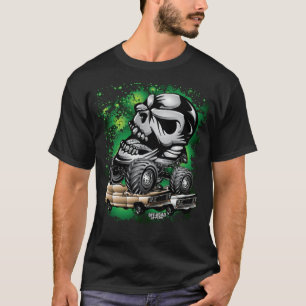 Monster Skull body funny pig gifts T-Shirt