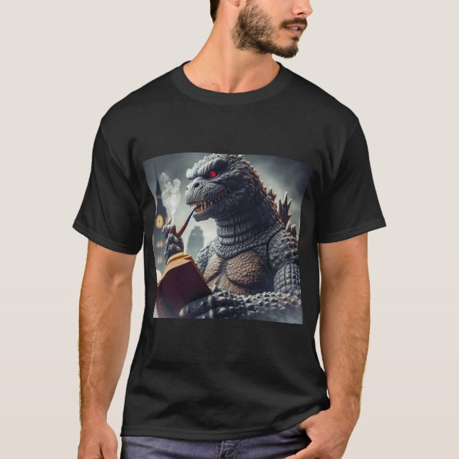 Monster smoking, evil T-Shirt (Front)